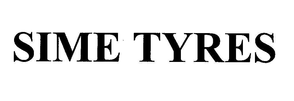 Mẫu nhãn hiệu SIME TYRES