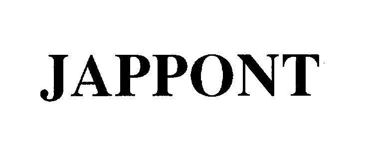 Mẫu nhãn hiệu JAPPONT