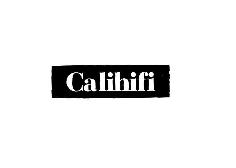 Mẫu nhãn hiệu CALIHIFI