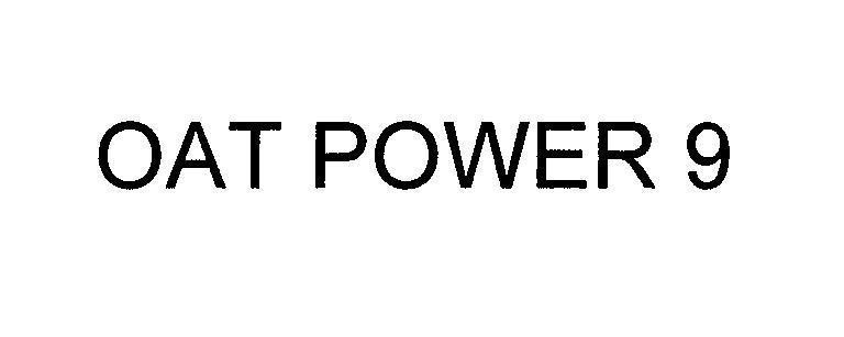 Mẫu nhãn hiệu OAT POWER 9