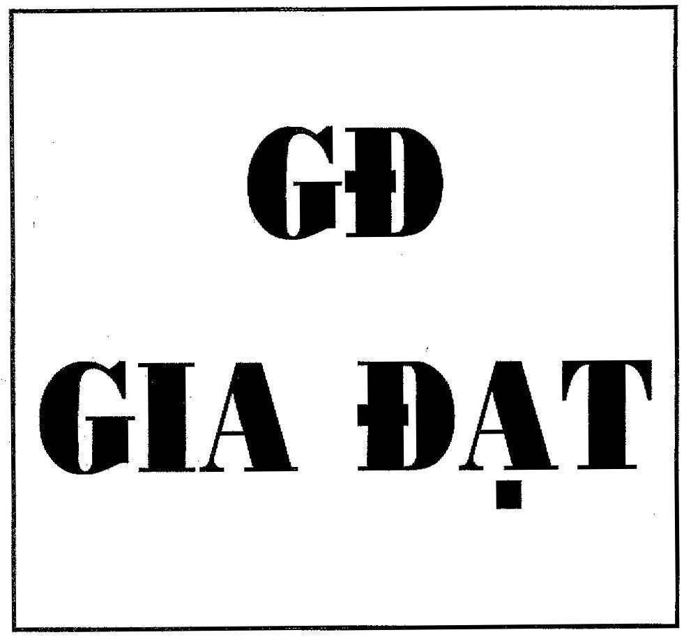 Mẫu nhãn hiệu GĐ Gia Đạt