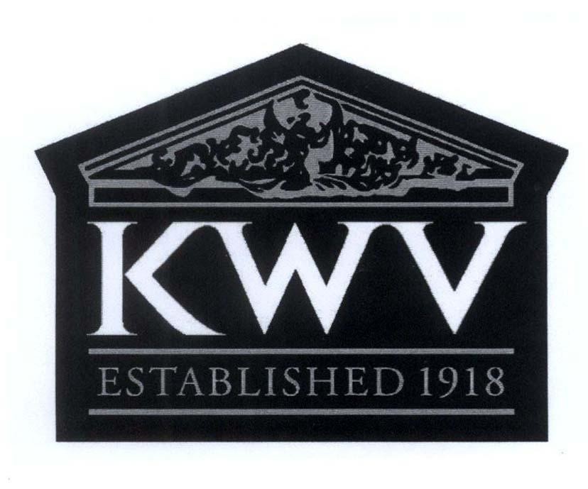 Mẫu nhãn hiệu KWV ESTABLISHED 1918