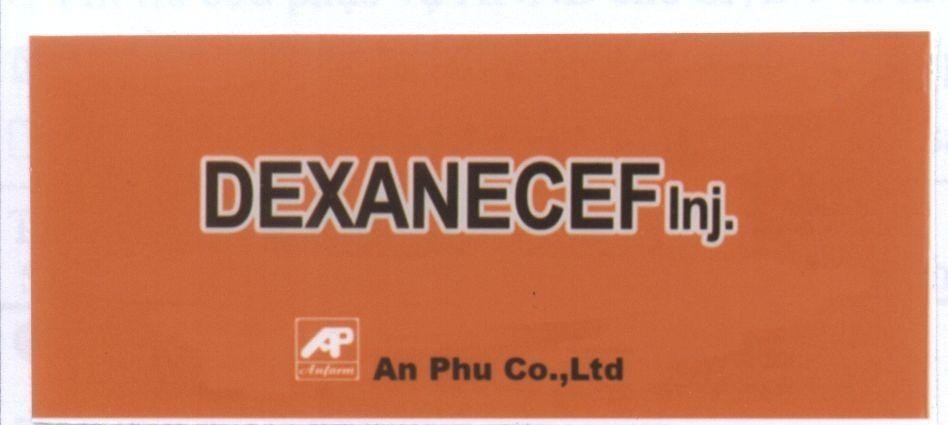 Mẫu nhãn hiệu DEXANECEFInj AP ANFARM AN PHU CO.,LTD