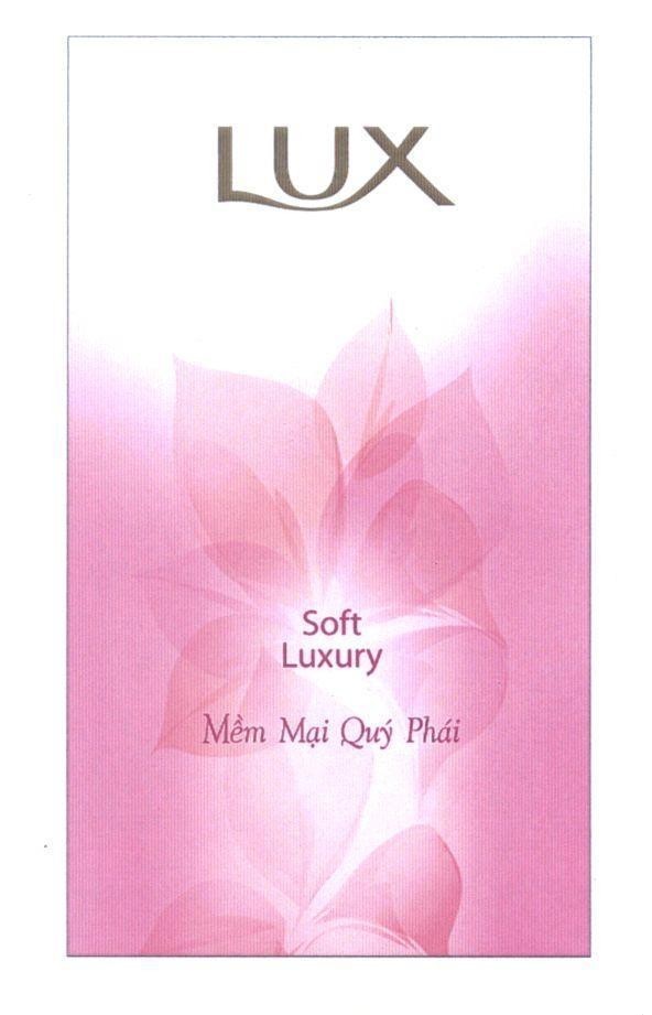 Mẫu nhãn hiệu LUX SOFT LUXURY mềm mại quý phái