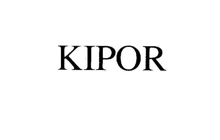 Mẫu nhãn hiệu KIPOR