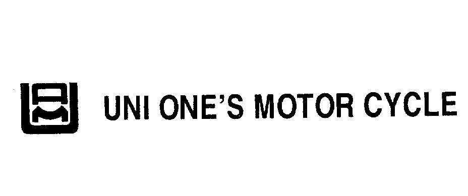 Mẫu nhãn hiệu U A M UNI ONE'S MOTOR CYCLE