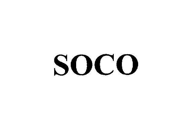 Mẫu nhãn hiệu SOCO