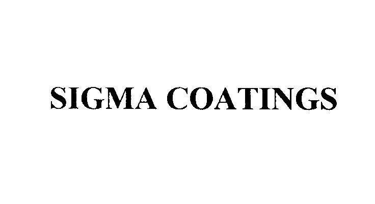 Mẫu nhãn hiệu SIGMA COATINGS