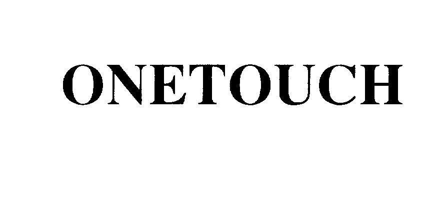 Mẫu nhãn hiệu ONETOUCH