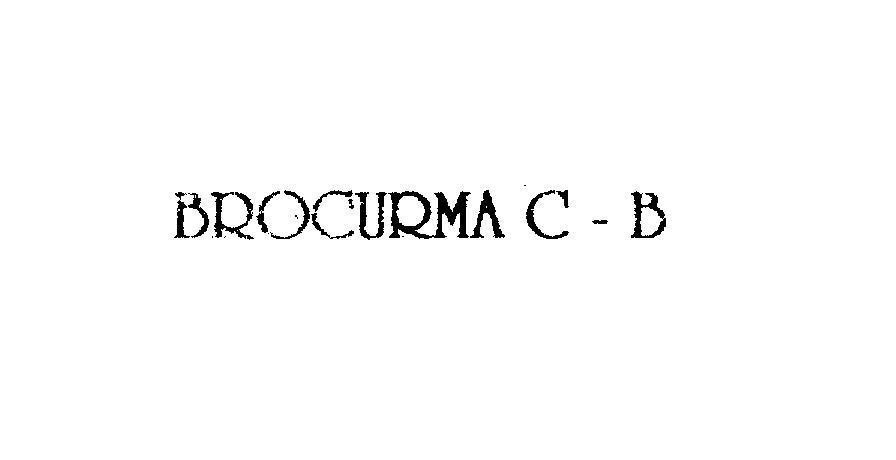 Mẫu nhãn hiệu BROCURMA C - B