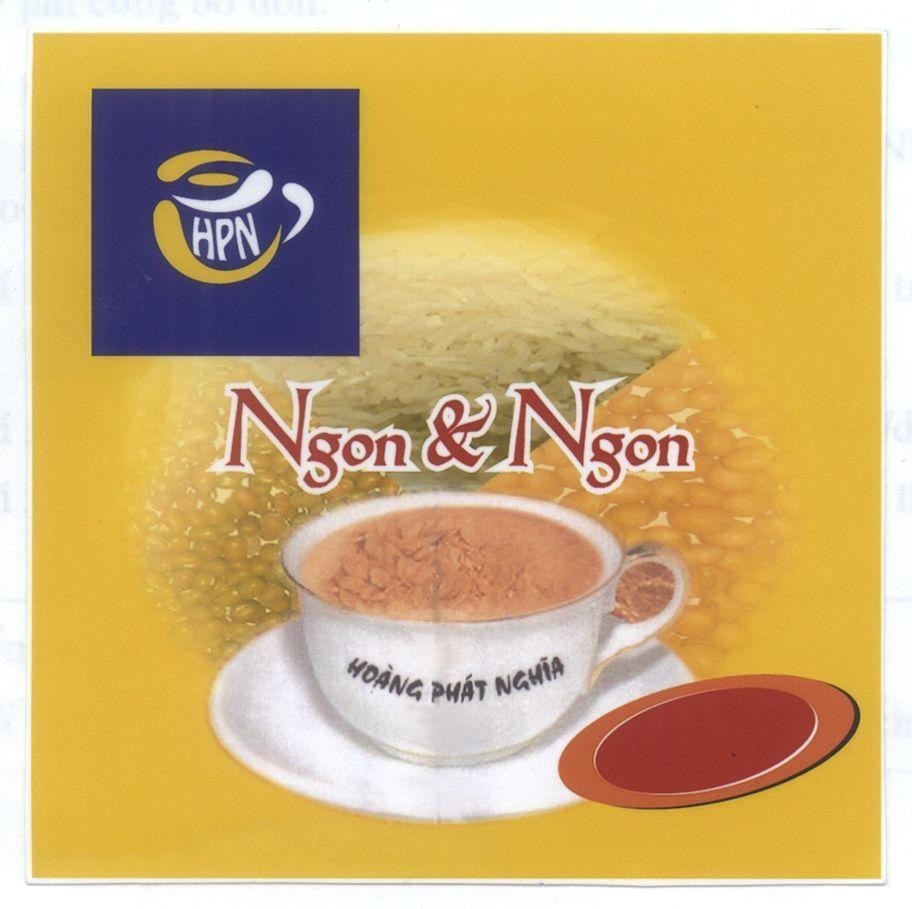 Mẫu nhãn hiệu Ngon & ngon HPN Hoàng Phát Nghĩa