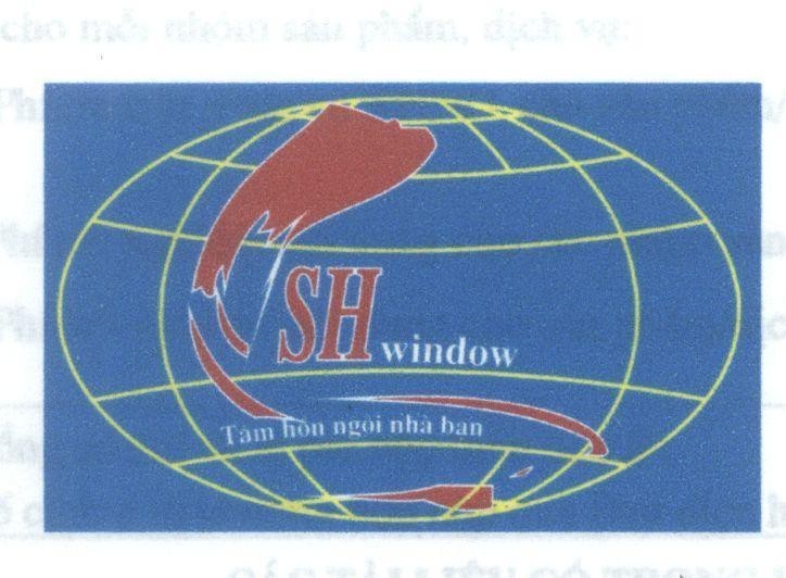 Mẫu nhãn hiệu SH WINDOW C S Tâm hồn ngôi nhà bạn