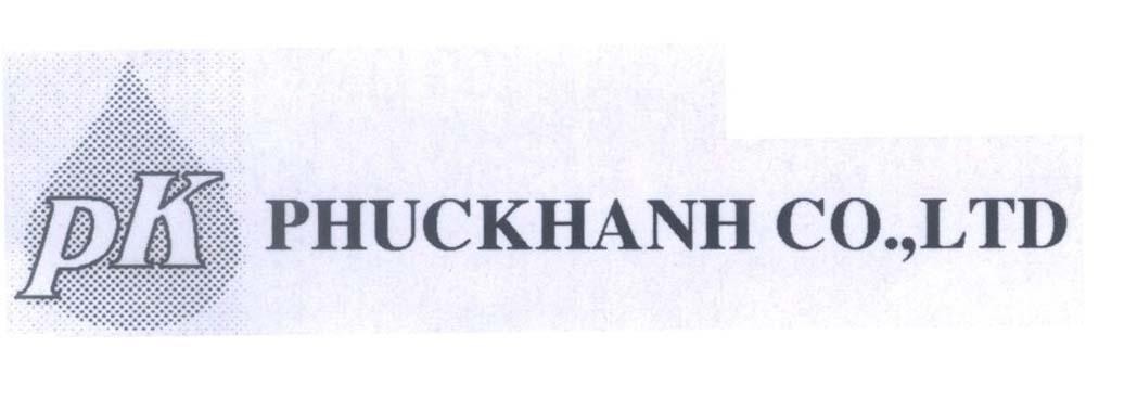 Mẫu nhãn hiệu PK PHUC KHANH PHUCKHANH CO LTD