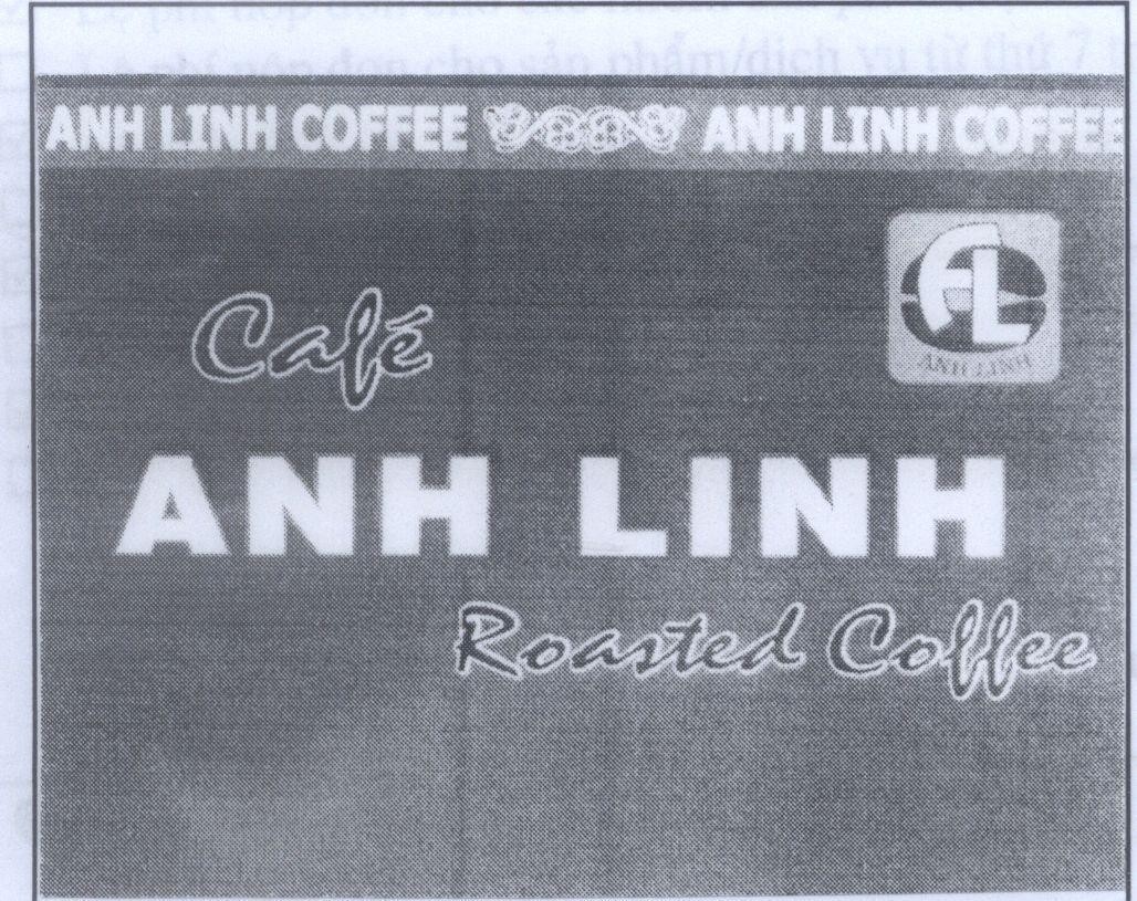 Mẫu nhãn hiệu ANH LINH COFFEE Café ANH LINH Roasted coffee AL