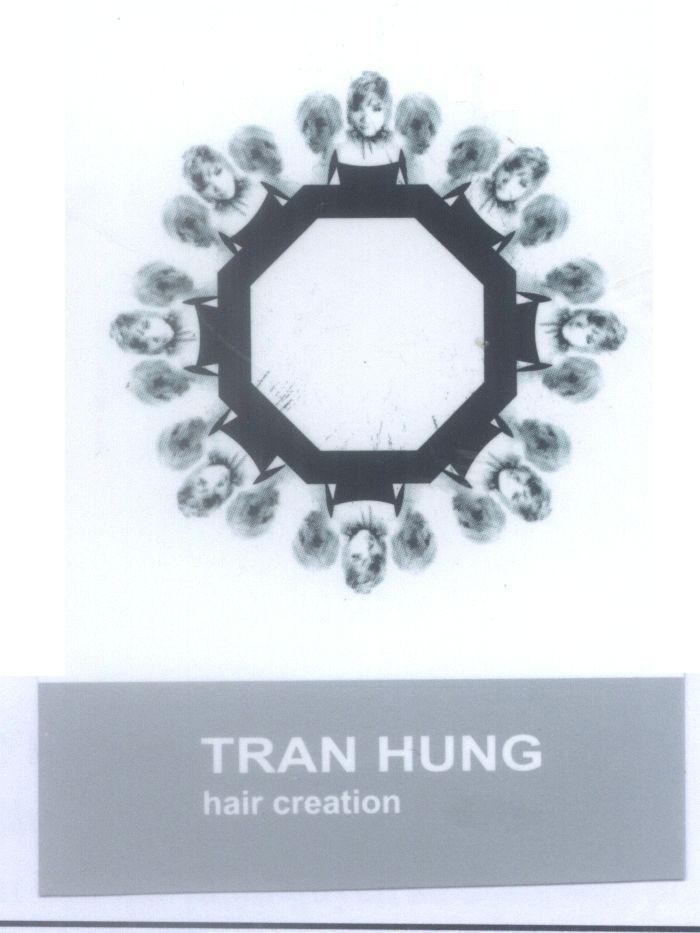 Mẫu nhãn hiệu TRAN HUNG hair creation