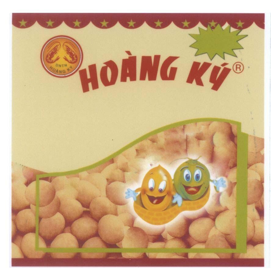 Mẫu nhãn hiệu Hoàng Ký DNTN Hoàng Ký