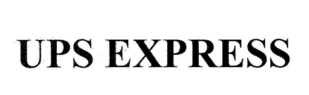 Mẫu nhãn hiệu UPS EXPRESS