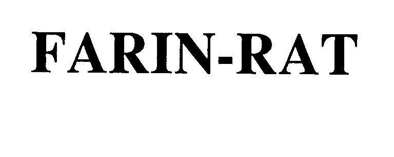 Mẫu nhãn hiệu FARIN-RAT