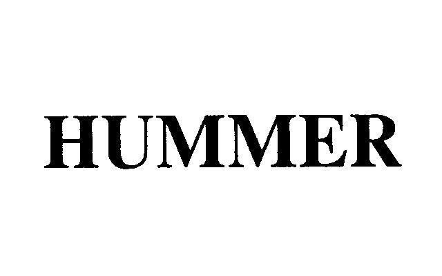 Mẫu nhãn hiệu HUMMER