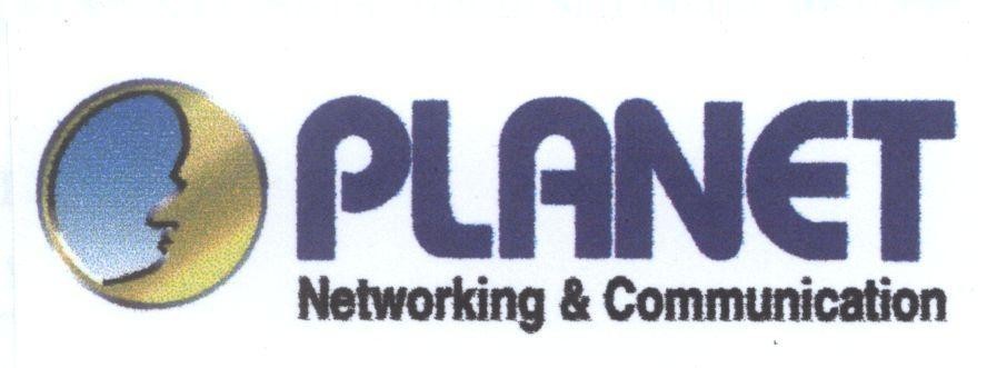 Mẫu nhãn hiệu PLANET Networking & Communication