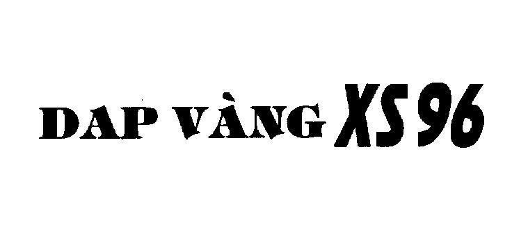 Mẫu nhãn hiệu DAP VANG XS96