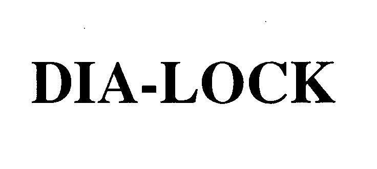 Mẫu nhãn hiệu DIA-LOCK