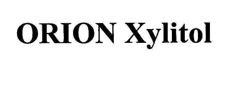 Mẫu nhãn hiệu ORION Xylitol