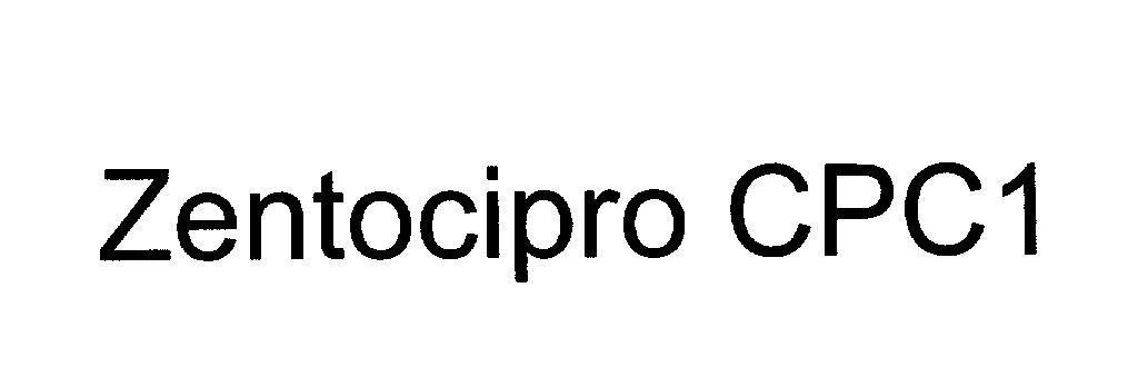 Mẫu nhãn hiệu Zentocipro CPC1