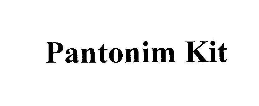 Mẫu nhãn hiệu Pantonim Kit