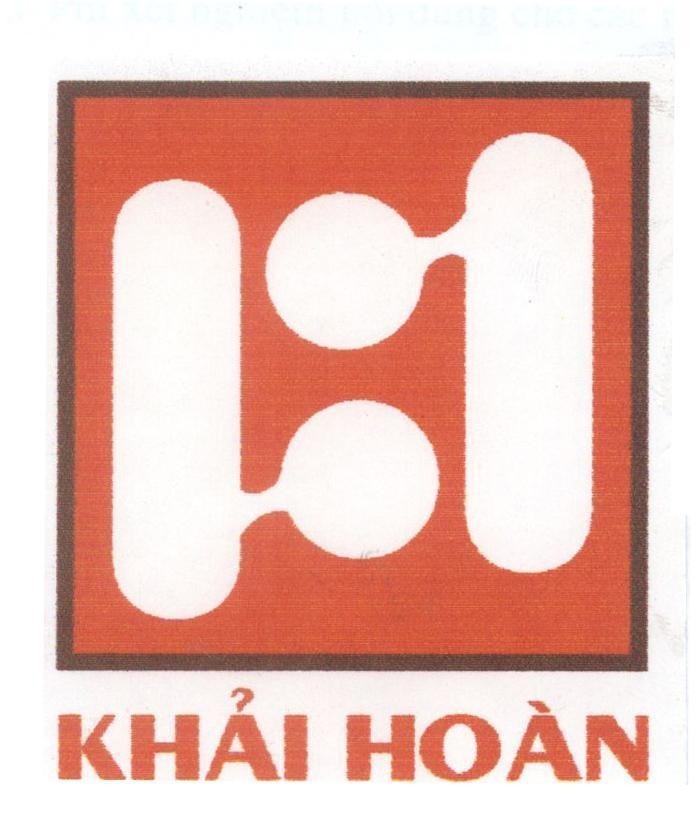 Mẫu nhãn hiệu K H Khải Hoàn