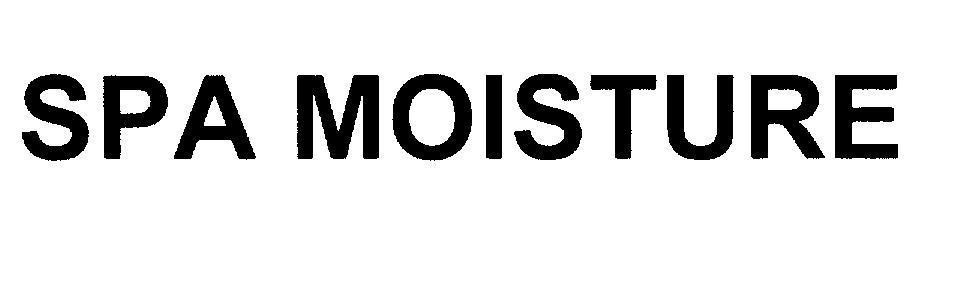 Mẫu nhãn hiệu SPA MOISTURE