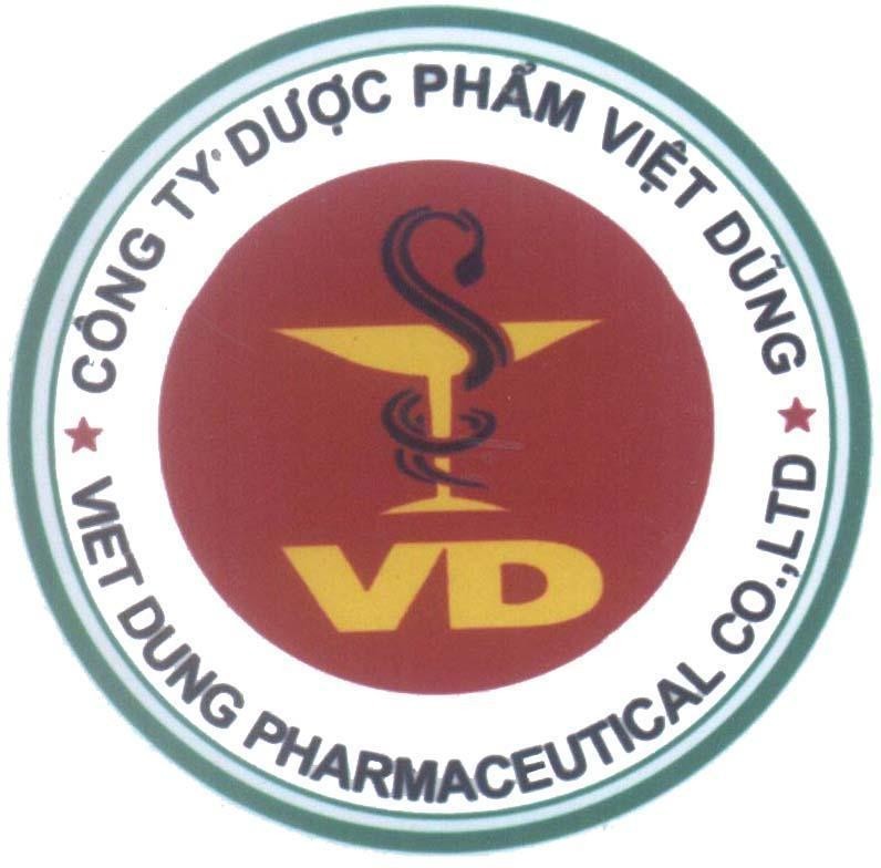 Mẫu nhãn hiệu Công Ty Dược Phẩm Việt Dũng VIET DUNG PHARMACEUTICAL CO.,LTD VD