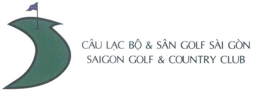 Mẫu nhãn hiệu Câu Lạc Bộ & Sân Golf Sài Gòn SAIGON GOLF & COUNTRY CLUB S