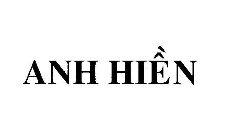 Mẫu nhãn hiệu Anh Hiền
