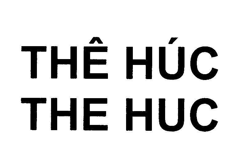 Mẫu nhãn hiệu Thê Húc THE HUC