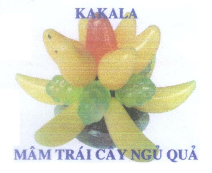 Mẫu nhãn hiệu KAKALA Mâm Trái Cây Ngủ Quả