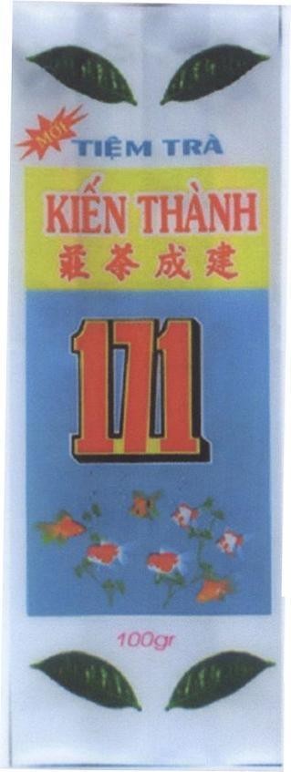 Mẫu nhãn hiệu Tiệm Trà Kiến Thành 171