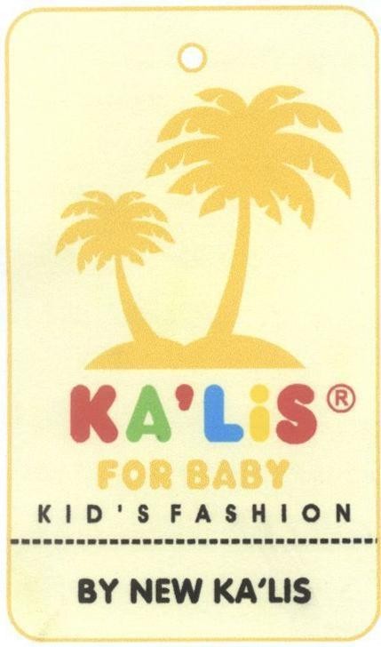 Mẫu nhãn hiệu KA'LiS R FOR BABY KID'S FASHION BY NEW KA'LIS