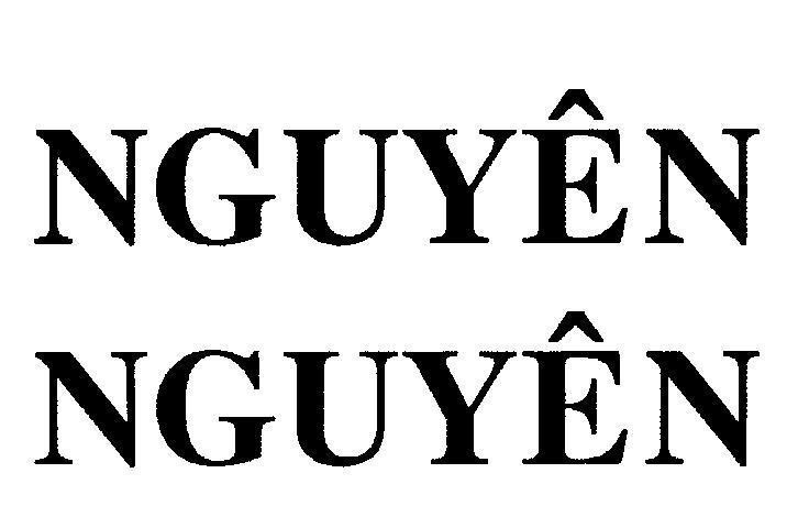 Mẫu nhãn hiệu NGUYÊN NGUYÊN