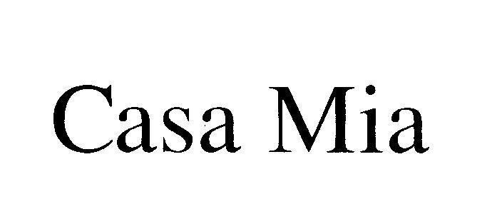 Mẫu nhãn hiệu Casa Mia