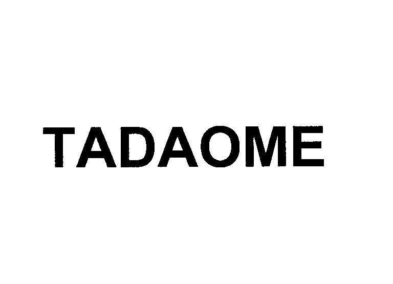 Mẫu nhãn hiệu TADAOME
