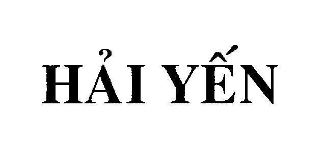 Mẫu nhãn hiệu Hải Yến