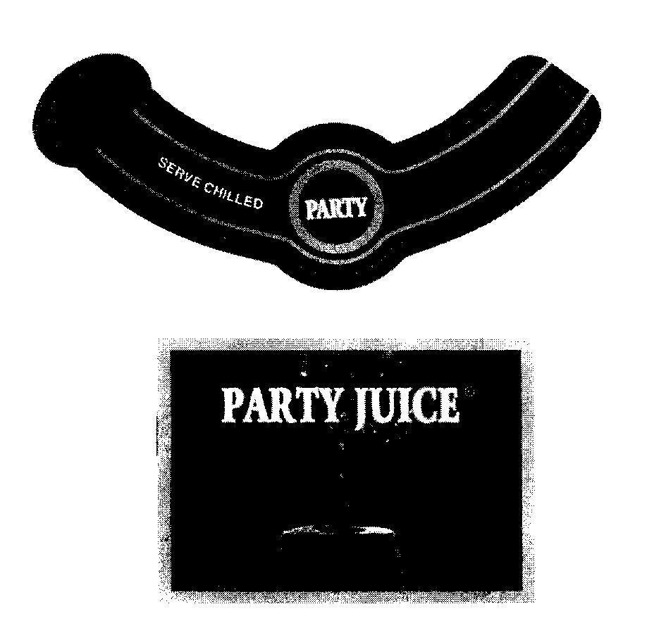 Mẫu nhãn hiệu V PARTY SERVE CHILLED PARTY JUICE