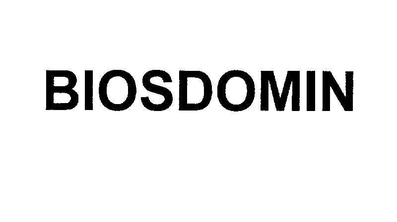 Mẫu nhãn hiệu BIOSDOMIN
