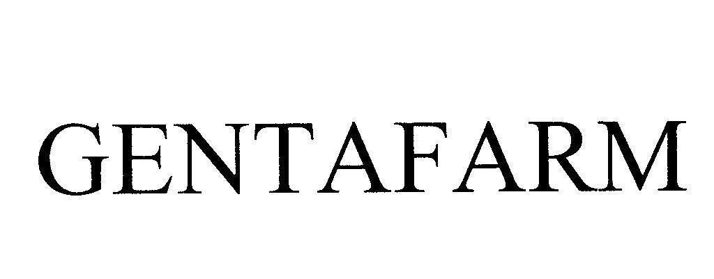 Mẫu nhãn hiệu GENTAFARM