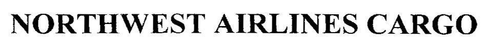 Mẫu nhãn hiệu NORTHWEST AIRLINES CARGO