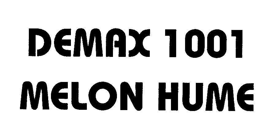 Mẫu nhãn hiệu DEMAX 1001 MELON HUME