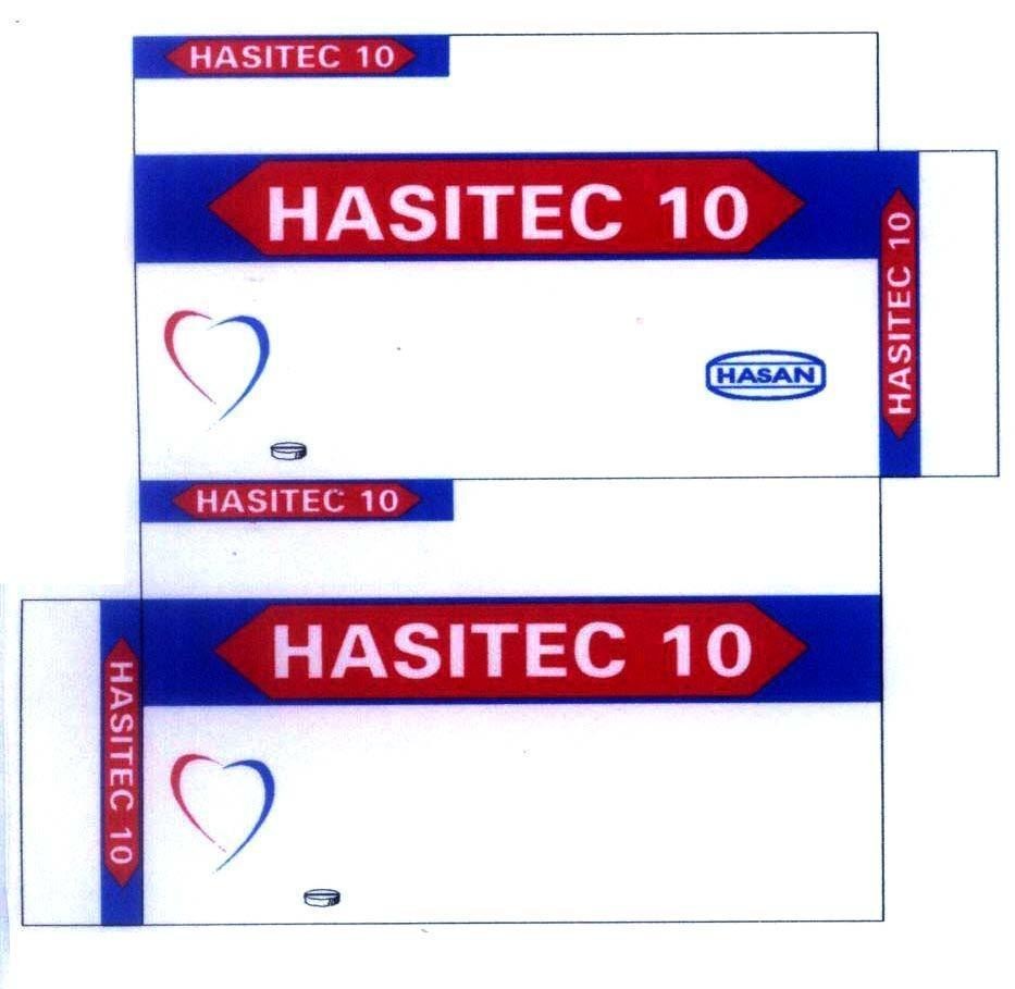 Mẫu nhãn hiệu HASITEC 10 HASAN