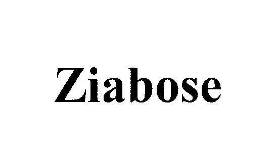 Mẫu nhãn hiệu Ziabose