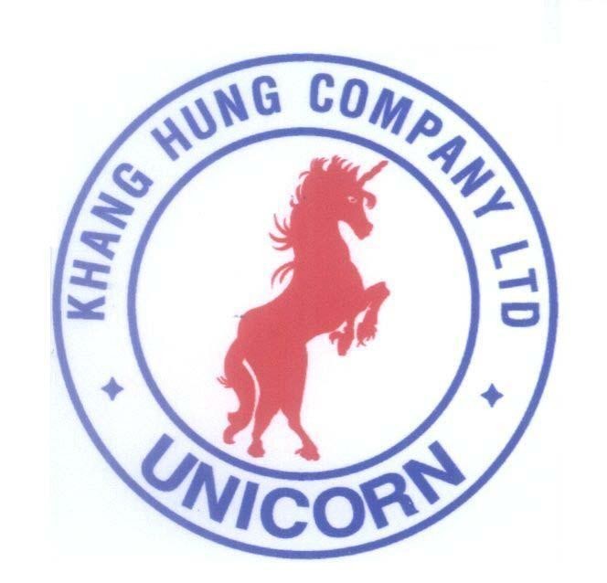 Mẫu nhãn hiệu UNICORN KHANG HUNG COMPANY LTD